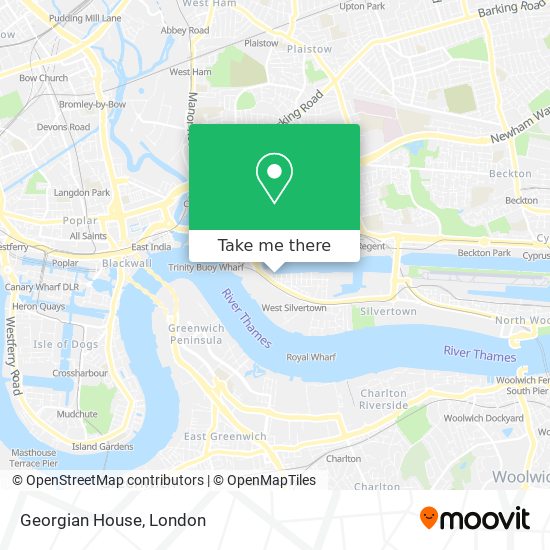 Georgian House map