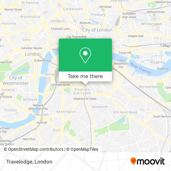 Travelodge map