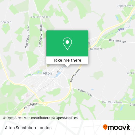 Alton Substation map