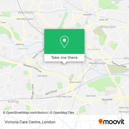 Victoria Care Centre map
