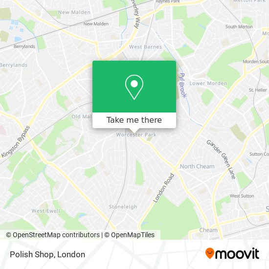Polish Shop map