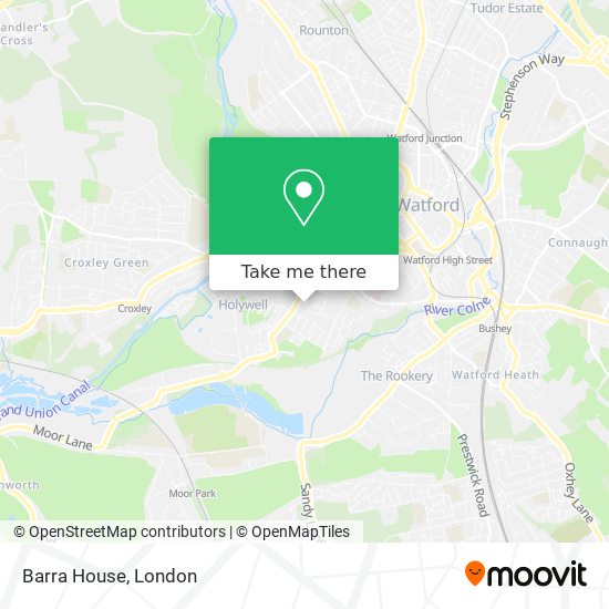 Barra House map