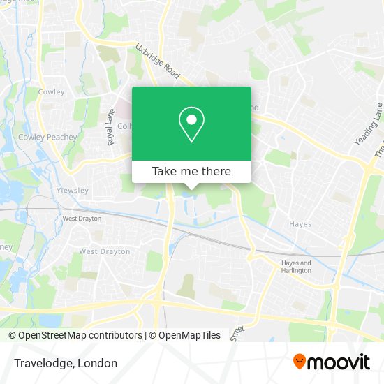 Travelodge map