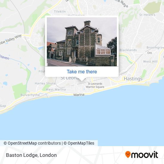 Baston Lodge map