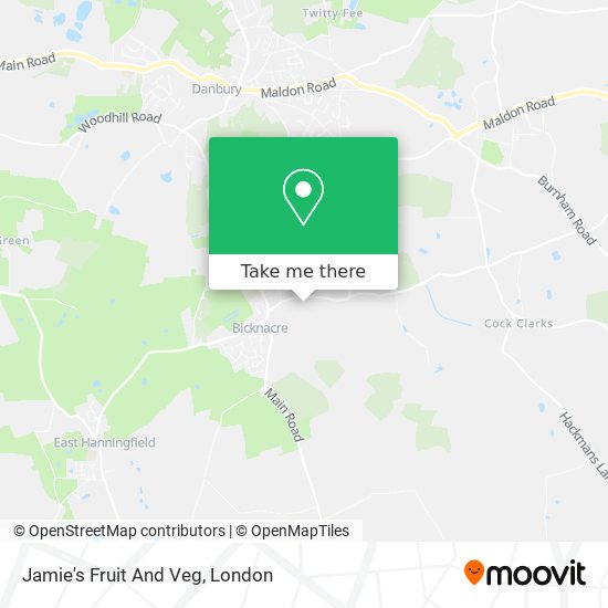 Jamie's Fruit And Veg map