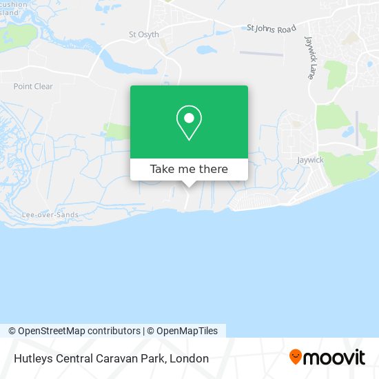 Hutleys Central Caravan Park map