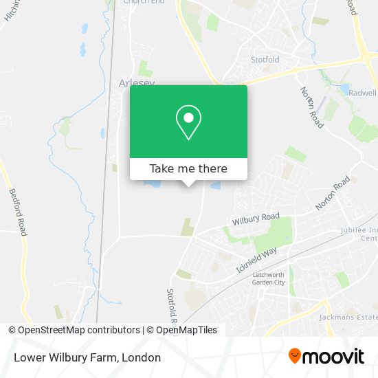 Lower Wilbury Farm map
