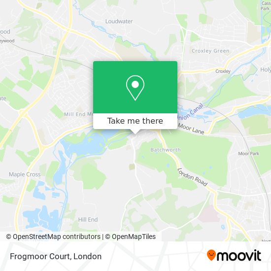 Frogmoor Court map