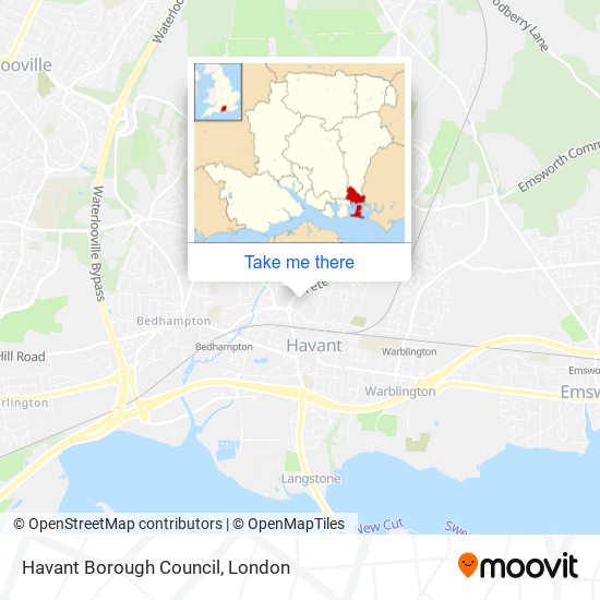 Havant Borough Council map