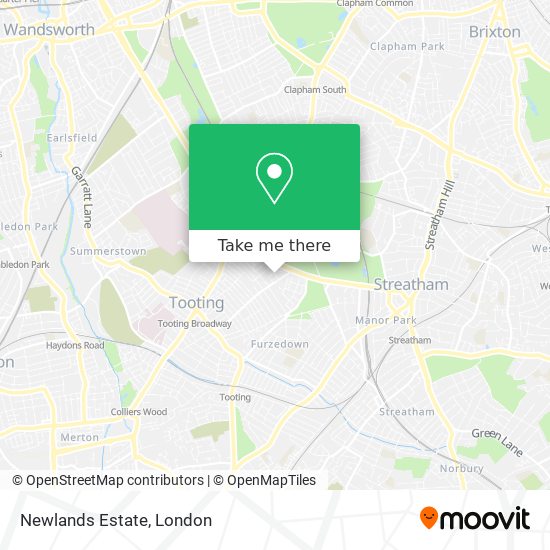 Newlands Estate map