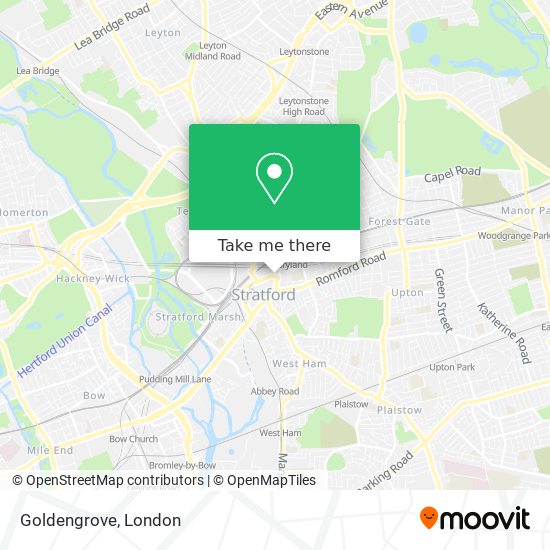 Goldengrove map
