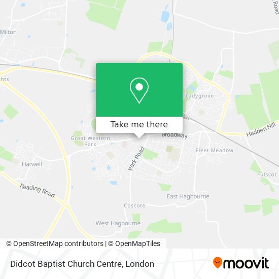 Didcot Baptist Church Centre map