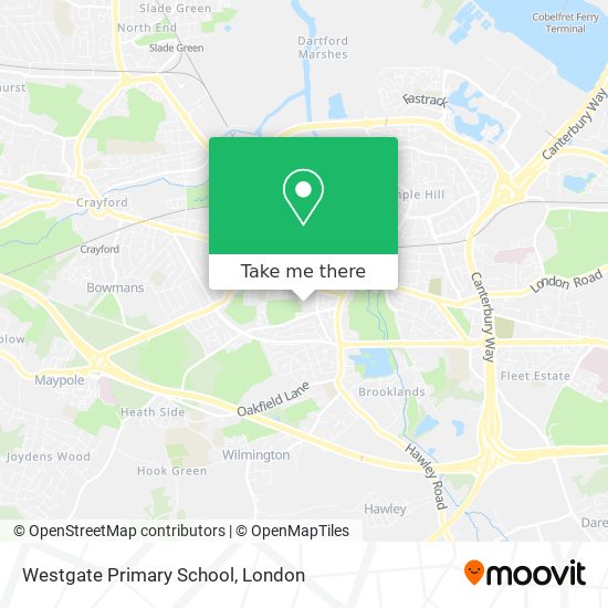Westgate Primary School map