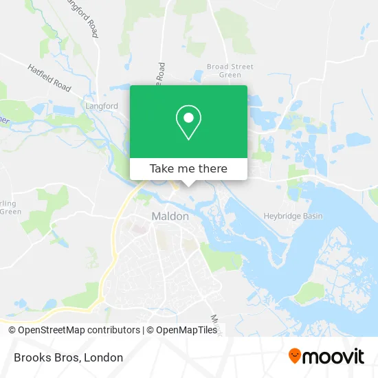 Brooks Bros map
