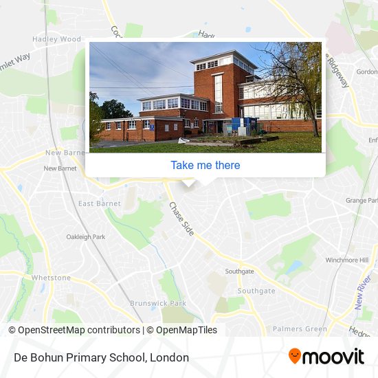 De Bohun Primary School map