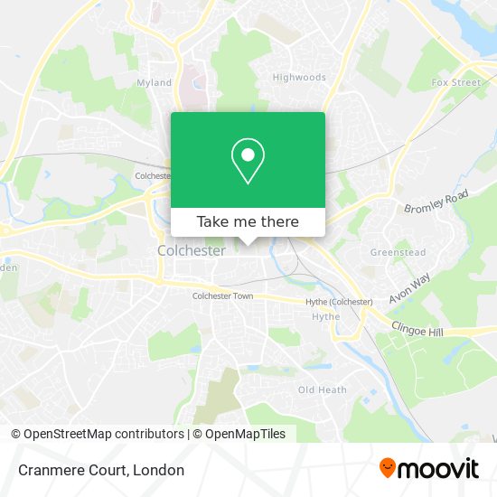 Cranmere Court map