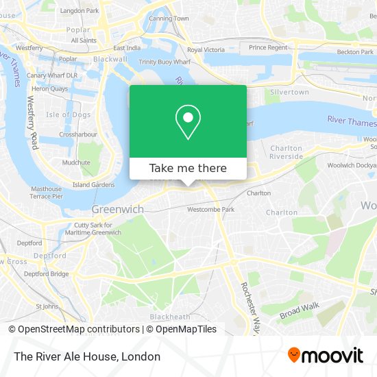 The River Ale House map