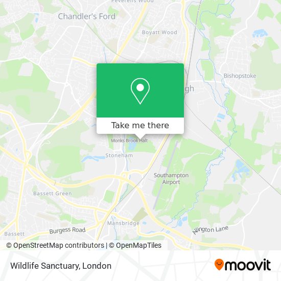Wildlife Sanctuary map