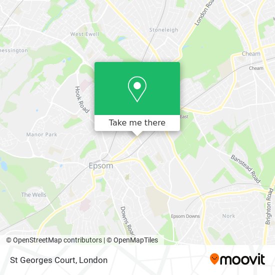 St Georges Court map