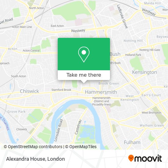 Alexandra House map