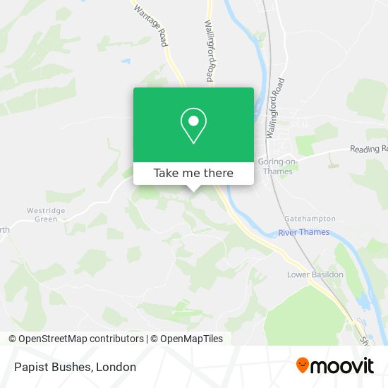 Papist Bushes map