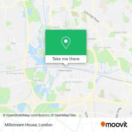 Millstream House map