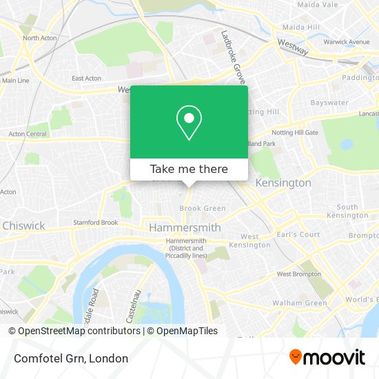 Comfotel Grn map