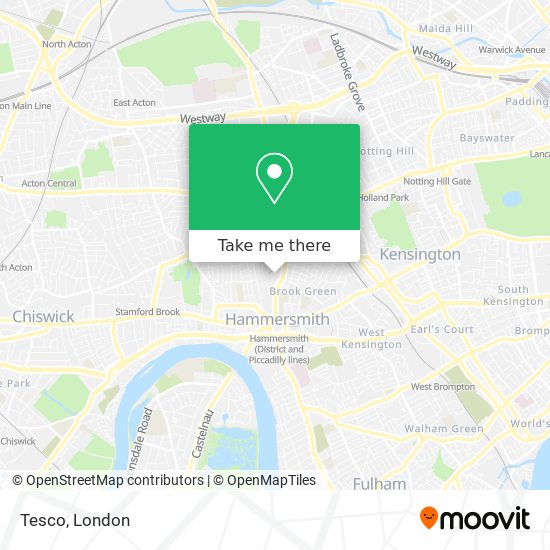 Tesco map