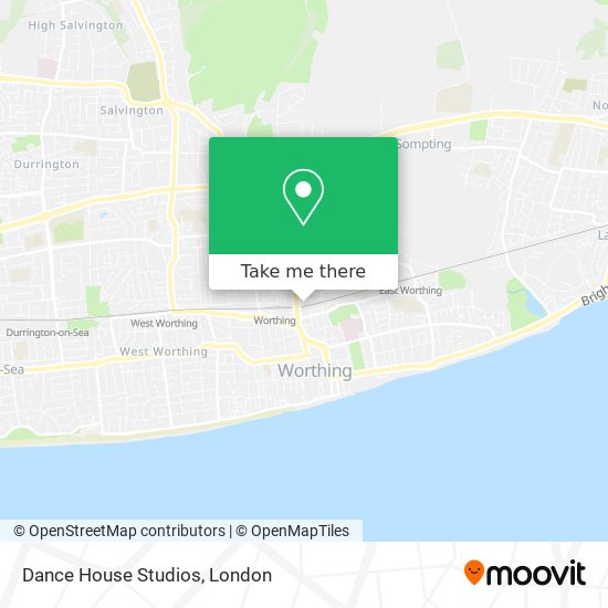 Dance House Studios map