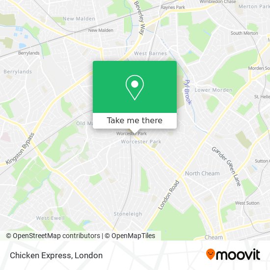 Chicken Express map