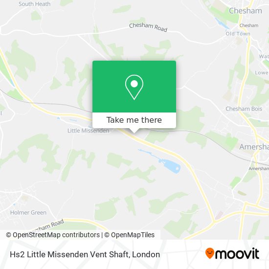 Hs2 Little Missenden Vent Shaft map