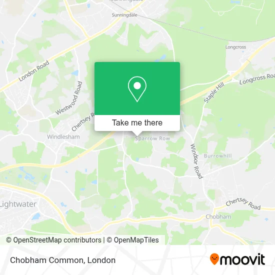 How to Get to Chobham Common in Surrey Heath by Bus or Train?