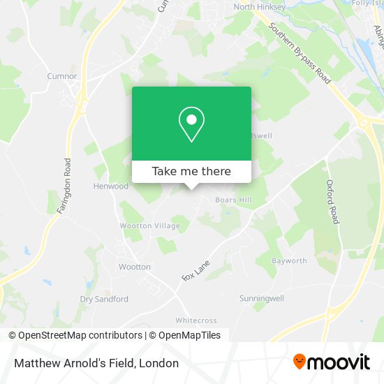Matthew Arnold's Field map