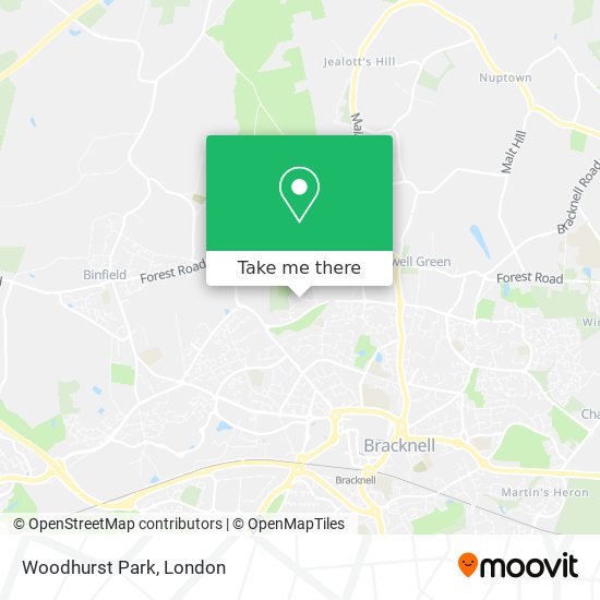 Woodhurst Park map