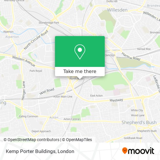 Kemp Porter Buildings map