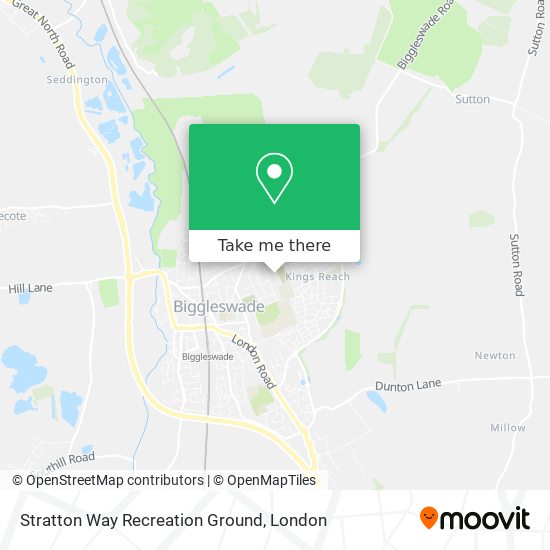 Stratton Way Recreation Ground map