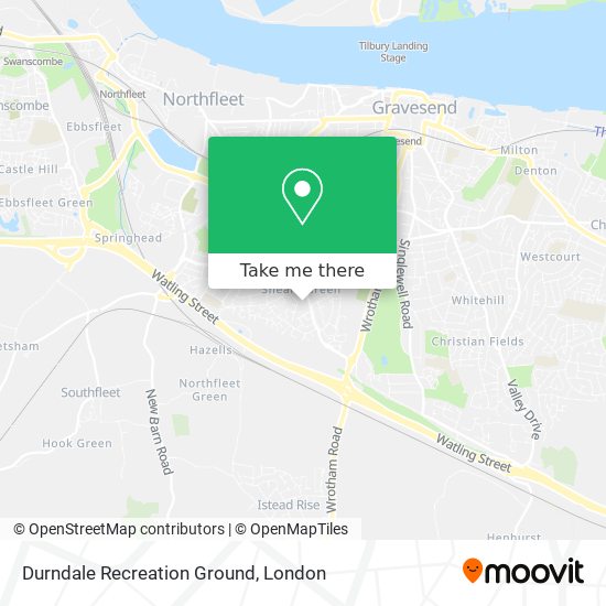 Durndale Recreation Ground map
