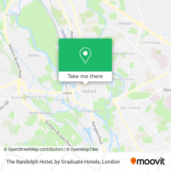 The Randolph Hotel, by Graduate Hotels map