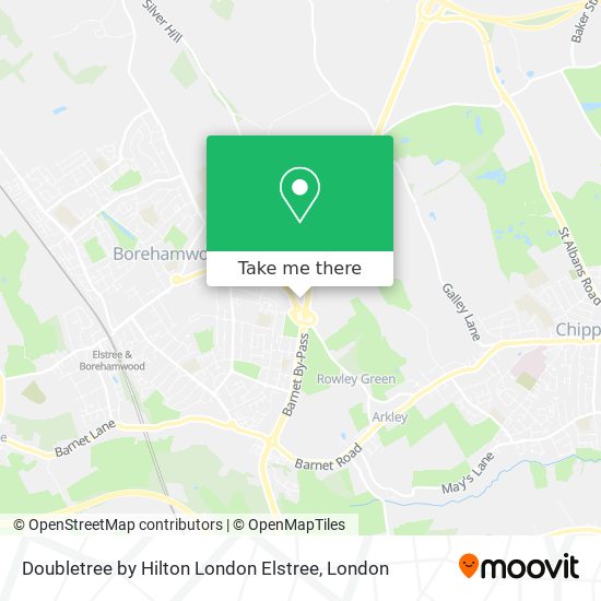Doubletree by Hilton London Elstree map
