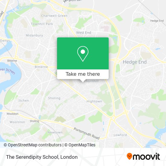 The Serendipity School map