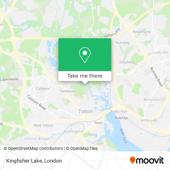 Kingfisher Lake map