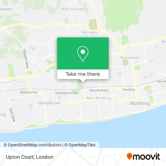 Upton Court map