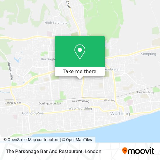 The Parsonage Bar And Restaurant map