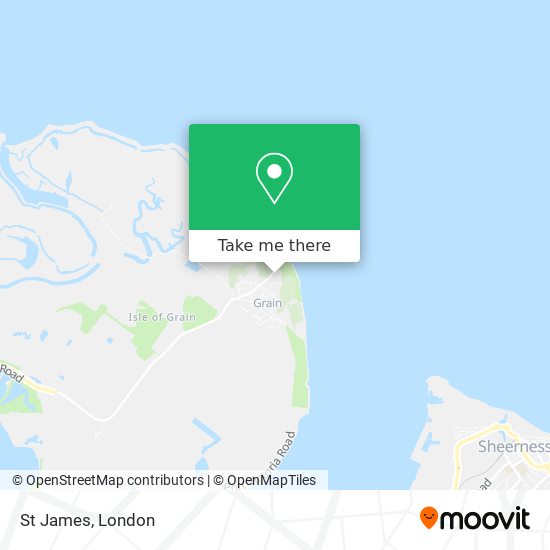 St James map