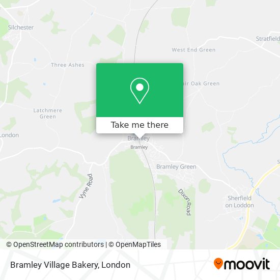 Bramley Village Bakery map