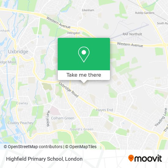 Highfield Primary School map