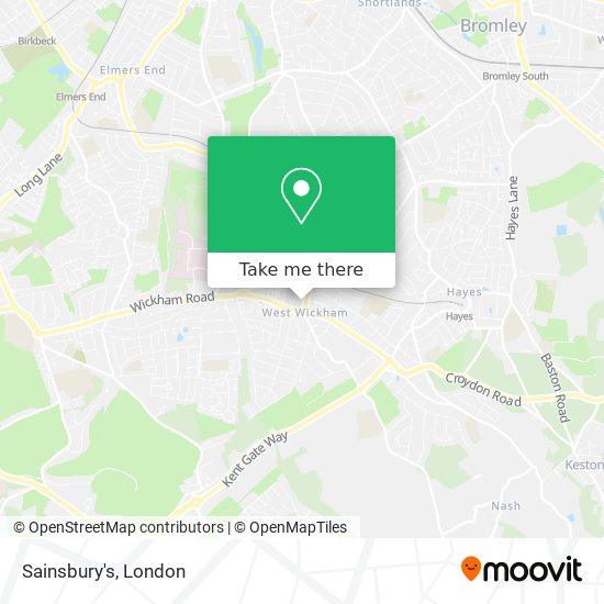 Sainsbury's map