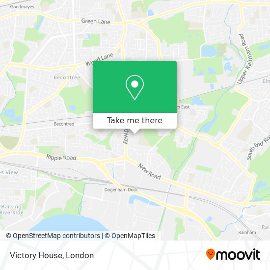 Victory House map