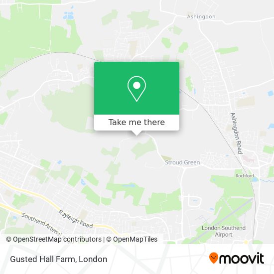 Gusted Hall Farm map