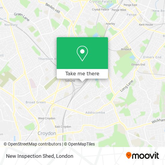New Inspection Shed map